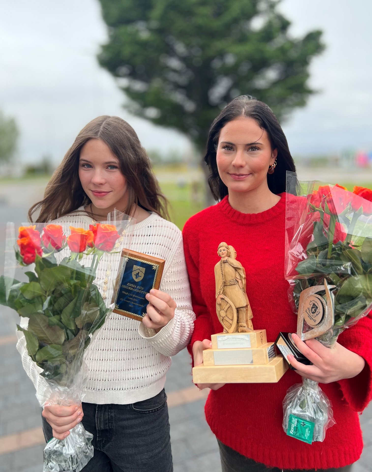 Emma Rún og Valdís Una, Íþróttamaður ársins 2025.