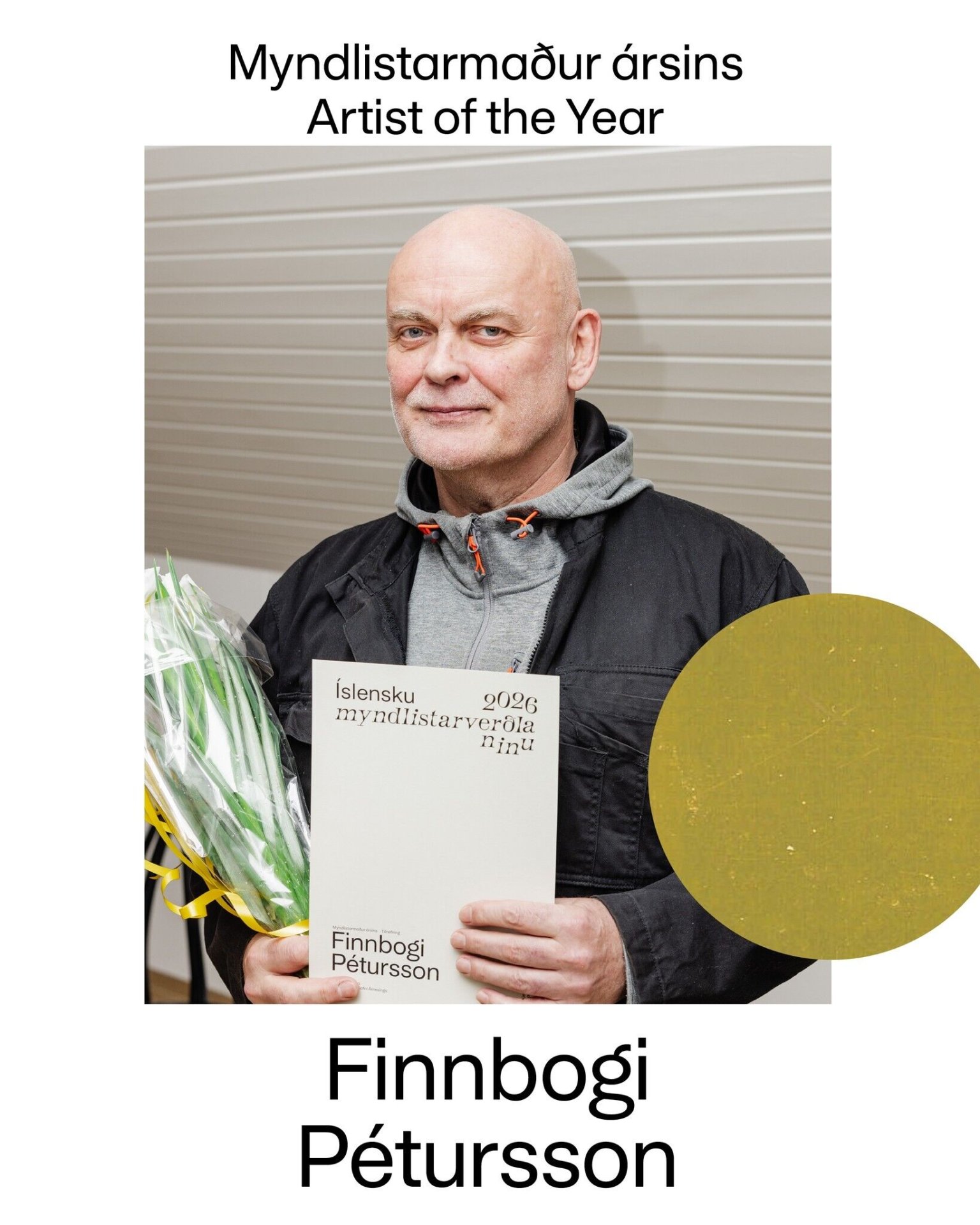 Ljósmynd: Tekin af Facebook síðu Íslensku myndlistarverðlaunanna