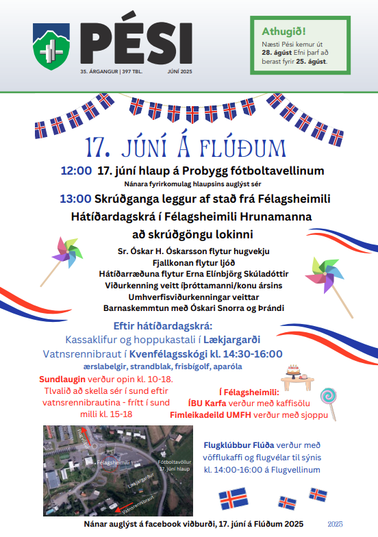 Forsíða júní Pésans
